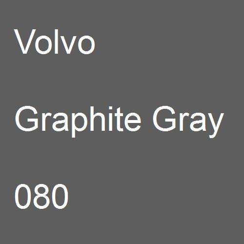 Volvo, Graphite Gray, 080.